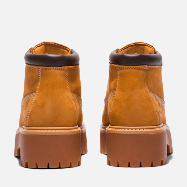 Women's Stone Street Waterproof Platform Boot / Wheat
