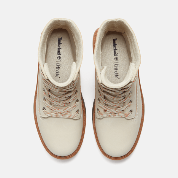 Women's Stone Street Platform Mid Boot / Light Beige Nubuck