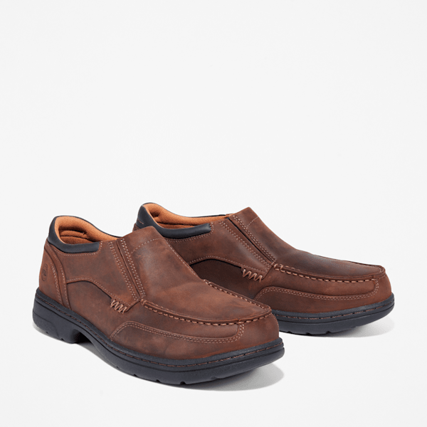 Men's Branston Casual Alloy Toe Work Shoe / Brown