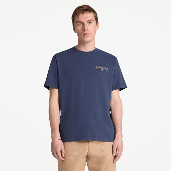 Men's Bootmakers Short-Sleeve Graphic T-Shirt / Mood Indigo