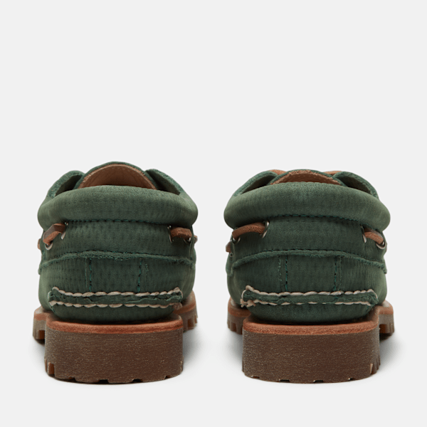 Women's Timberland® Authentic Boat Shoe / Green Nubuck