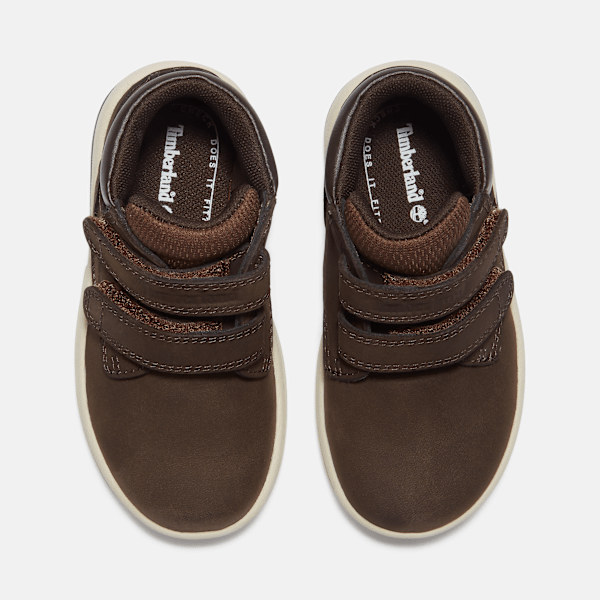 Toddler Toddle Tracks Mid Hook-and-Loop Boot / Dark Brown Nubuck