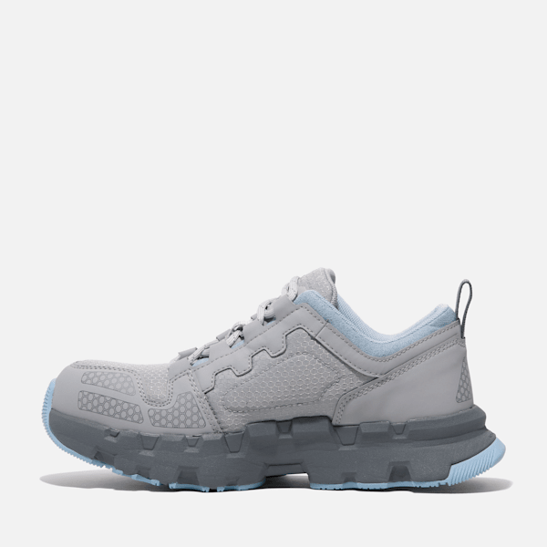 Women's Timberland PRO® Powertrain EV Composite Toe Work Sneaker / Grey/Blue
