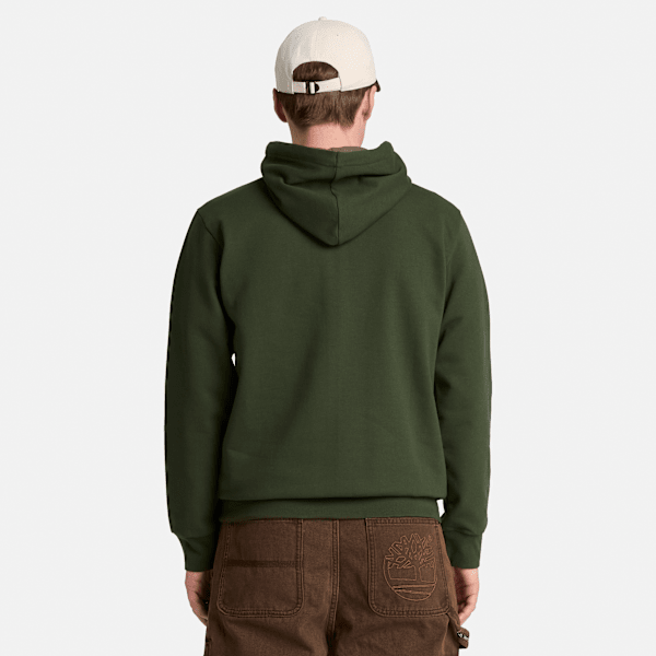 Men's Northwood Tree Logo Hoodie / Dark Green