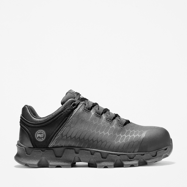 Men's Timberland PRO® Powertrain Sport Alloy Toe Work Sneaker / Black/Grey