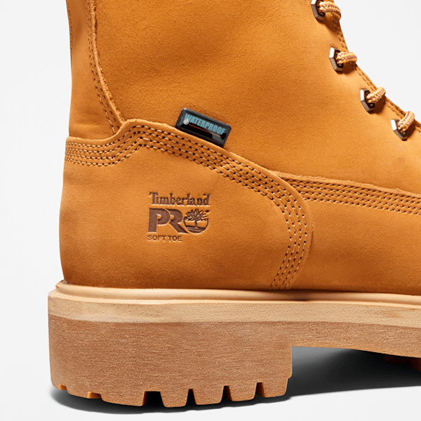 Men's Direct Attach 8" Waterproof Work Boot / Wheat