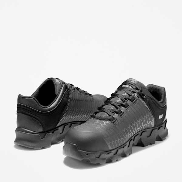 Men's Timberland PRO® Powertrain Sport Alloy Toe Work Sneaker / Black/Grey