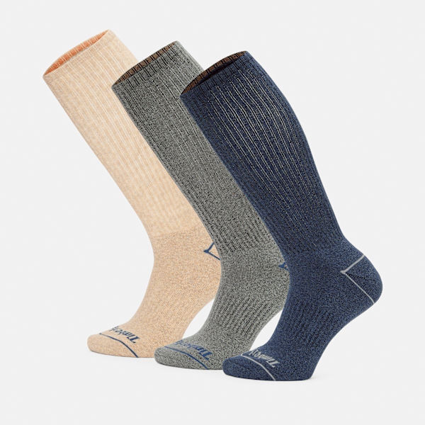 Bowden 3-Pack Full Cushion Crew Sock / Oatmeal Heather