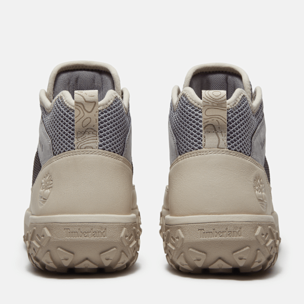 Men's GreenStride™ Motion 6 Mid Perforated Sneaker / White Full-Grain