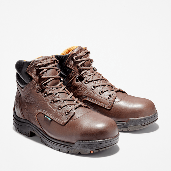 Men's TiTAN™ 6" Alloy Toe Waterproof Work Boot / Brown