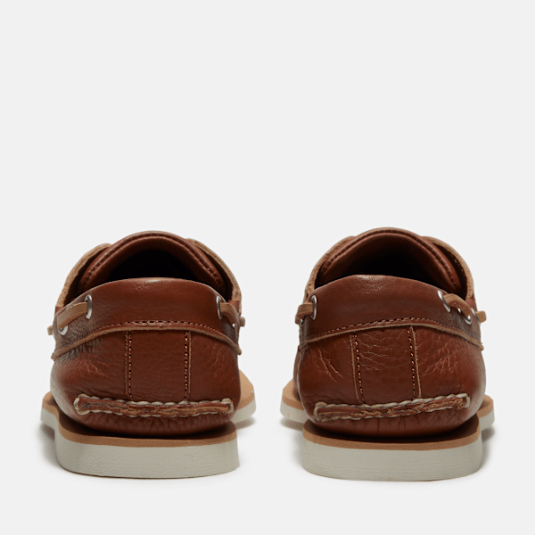 Men's Lake House Classic 2-Eye Boat Shoe / Rust Full-Grain