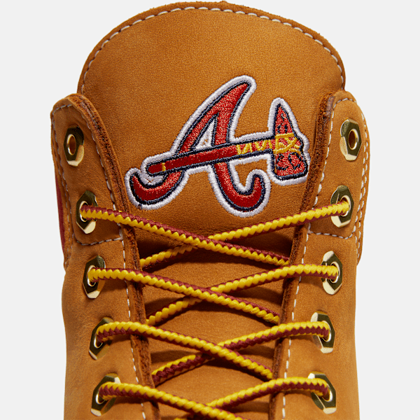 Men's Timberland® x New Era® Braves 6-Inch Waterproof Boot / Wheat Braves
