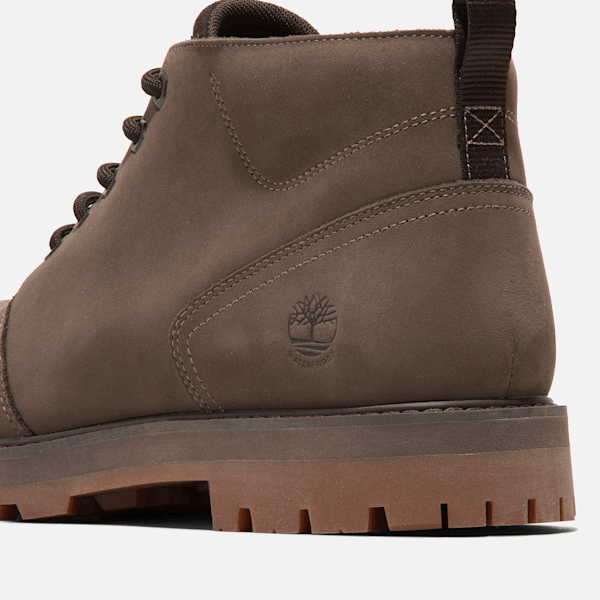 Men's Britton Road Waterproof Chukka Boot / Brown Nubuck