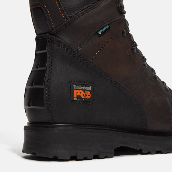 Men's Rigmaster 8" Steel Toe Waterproof Work Boot / Brown