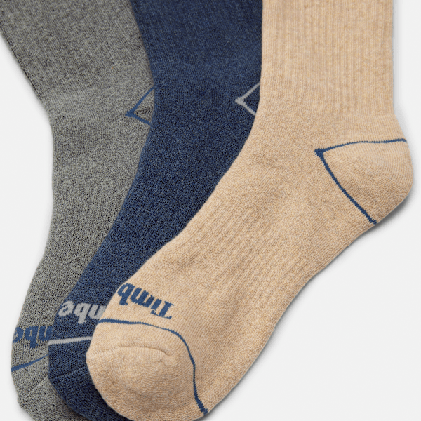 Bowden 3-Pack Full Cushion Crew Sock / Oatmeal Heather