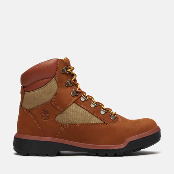 Men's Waterproof Mid Field Boot / Medium Brown Nubuck