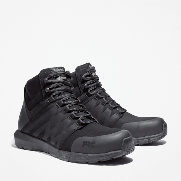Men's Radius Composite Toe Work Sneaker / Black