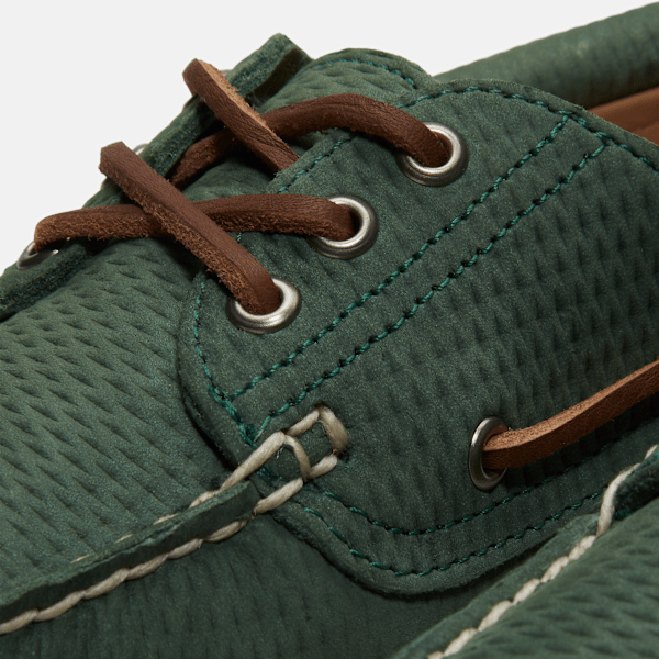 Women's Timberland® Authentic Boat Shoe / Green Nubuck