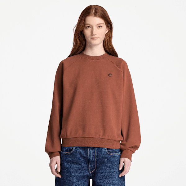 Women's Crafted Crew Sweatshirt / Brown
