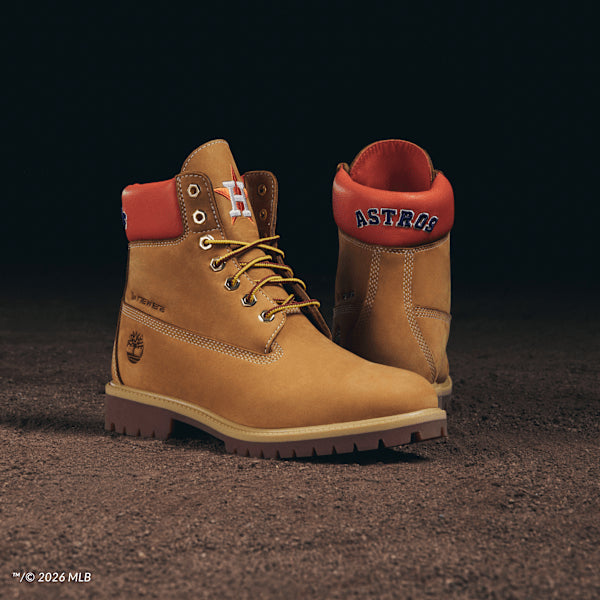 Men's Timberland® x New Era® Astros 6-Inch Waterproof Boot / Wheat Astros