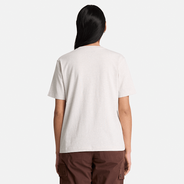 Women's Crafted Crew Short-Sleeve T-Shirt / Light Oatmeal Heather