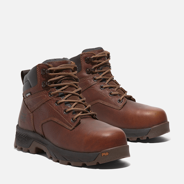 Women's TiTAN™ EV 6" Comp-Toe Waterproof Insulated Work Boot / Brown