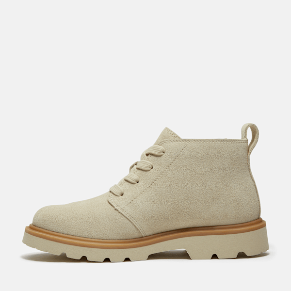 Women's Rowan Way Mid Chukka Boot / Light Beige Suede