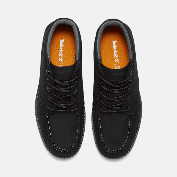 Men's Redwood Edge Moc Toe Chukka Boot / Black Nubuck