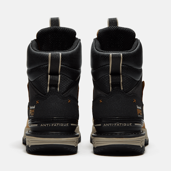 Men's Boondock Ultralight 6" Composite-Toe Waterproof Work Boot / Wheat Full-Grain/Black