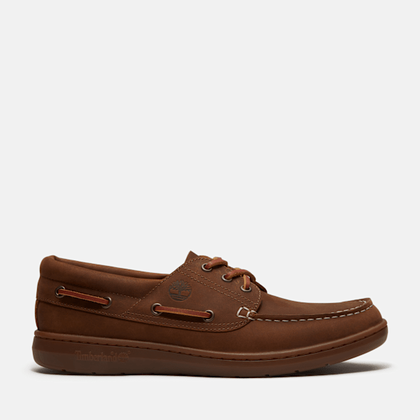 Men's Timberland® Portofino Pier Boat Shoe / Taupe Full-Grain