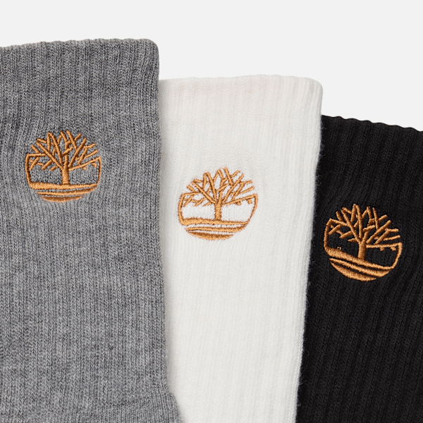 Newmarket 3-Pack Half Cushion Crew Sock / Multi