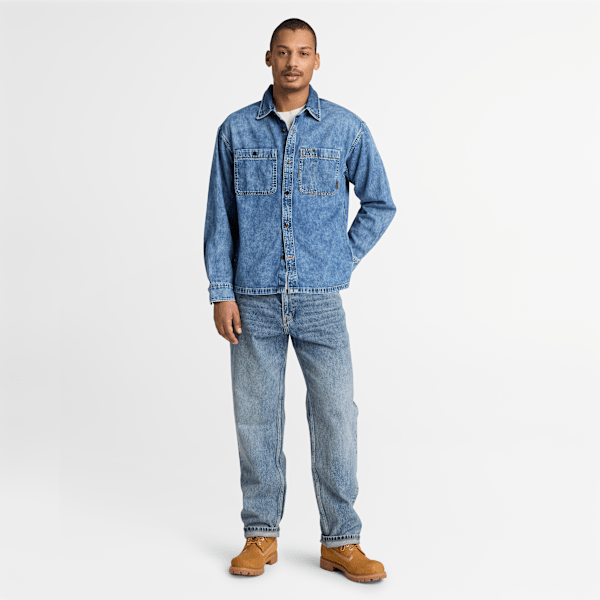 Men's Denim Pocket Shirt / Harbor Blue Wash