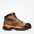Men's Bosshog 6" Composite Toe Waterproof Work Boot / Brown Leather/Orange