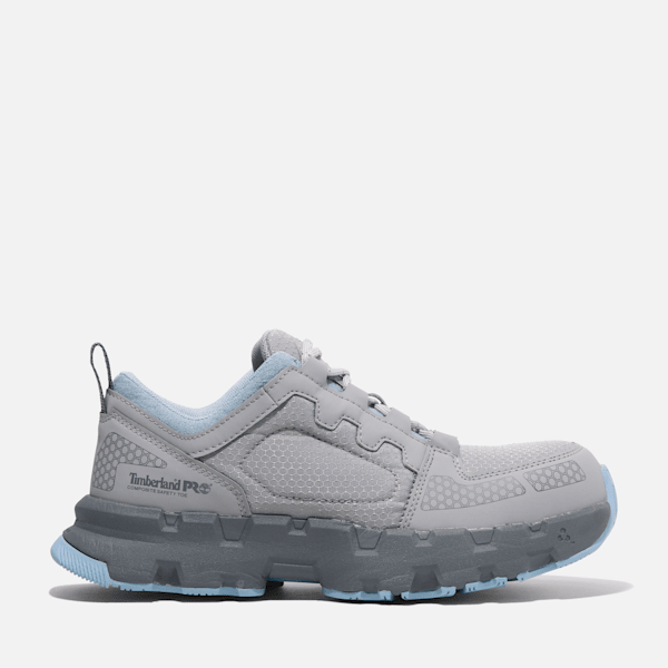 Women's Timberland PRO® Powertrain EV Composite Toe Work Sneaker / Grey/Blue
