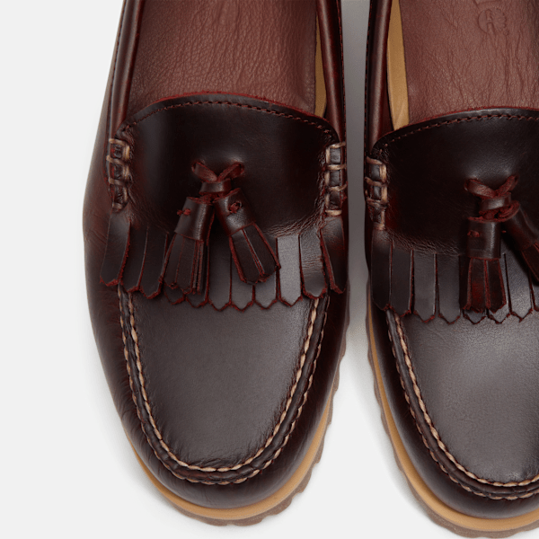 Men's Timberland® Authentic Loafer / Burgundy Full-Grain