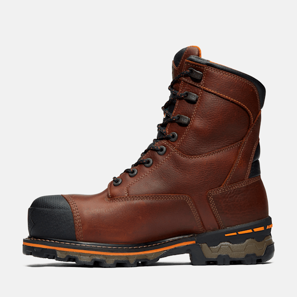 Men's Boondock 8" Composite Toe Waterproof Insulated Work Boot / Brown
