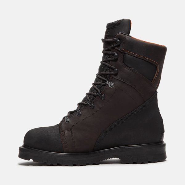 Men's Rigmaster 8" Steel Toe Waterproof Work Boot / Brown