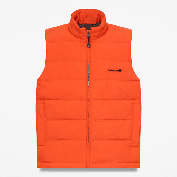 Men's Axis Peak Water Repellent Puffer Vest / Pureed Pumpkin
