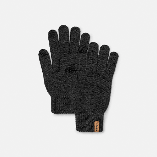 Men's Rib Knit Glove / Black