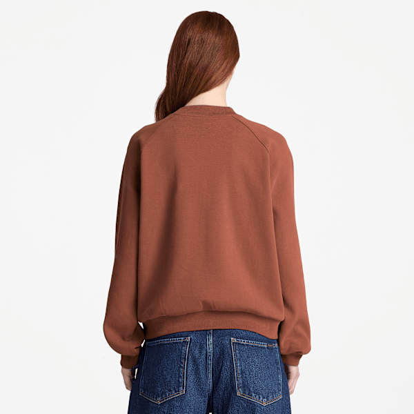 Women's Crafted Crew Sweatshirt / Brown