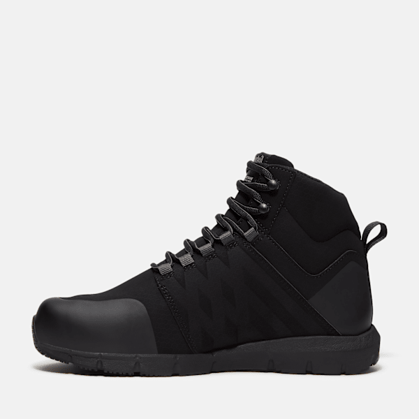 Men's Radius Mid Met Guard Composite Toe Work Sneaker / Black/Grey