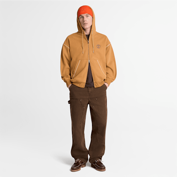 Men's Iconic Full-Zip Hoodie / Wheat