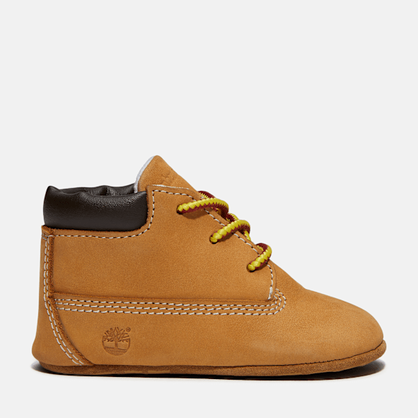 Infant Crib Bootie / Wheat Nubuck