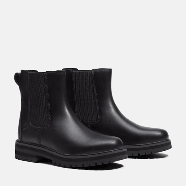 Women's Britton Drive Chelsea Boot / Black Full-Grain
