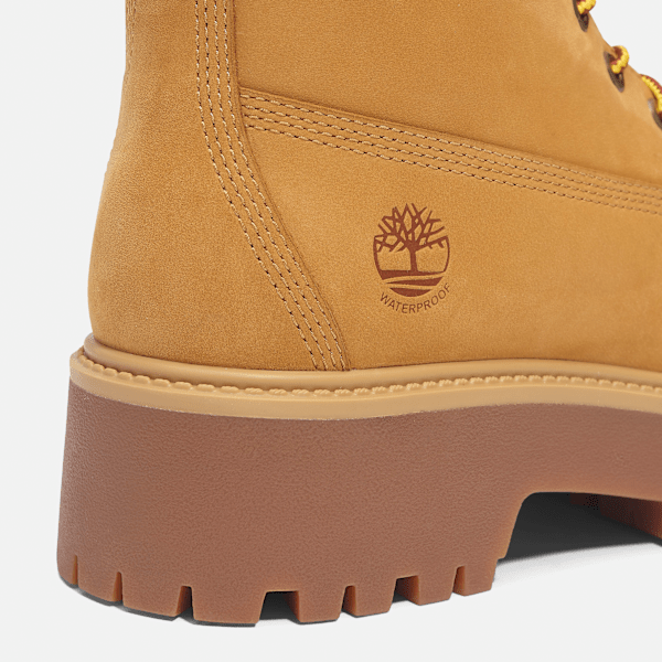 Women's Stone Street Warm-Lined Waterproof Platform Boot / Wheat Nubuck