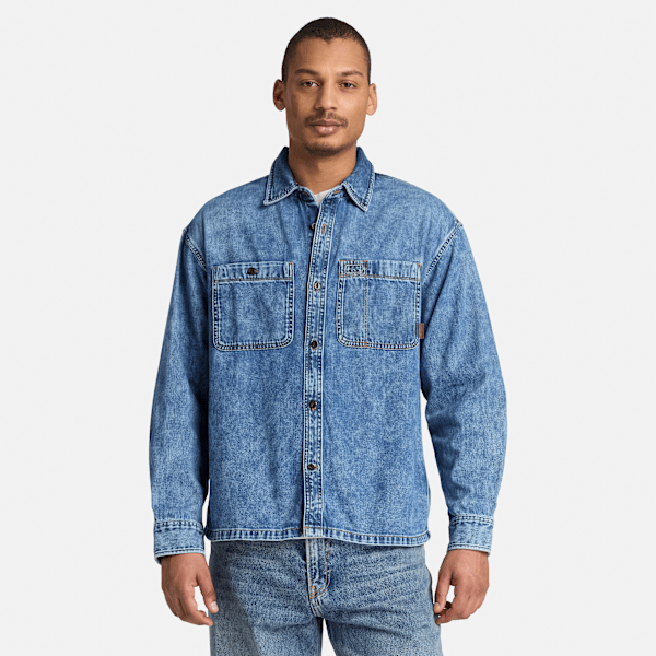 Men's Denim Pocket Shirt / Harbor Blue Wash