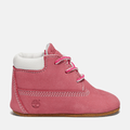 Infant Crib Bootie / Medium Pink Nubuck