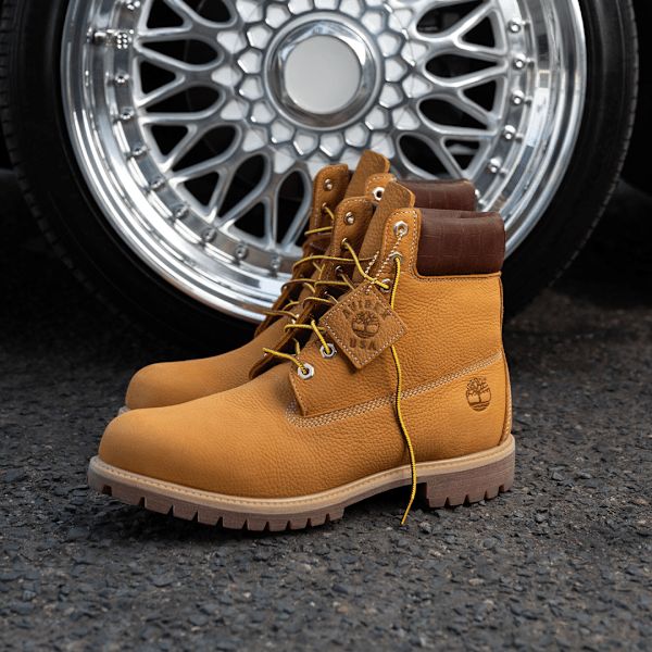 Men's Timberland® x Avirex Premium 6-Inch Waterproof Boot / Wheat Nubuck