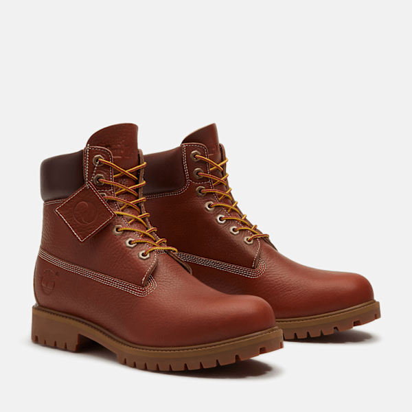 Men's Timberland® x OUR LEGACY WORK SHOP 6-Inch Boot / Acorn Pebbled Full-Grain