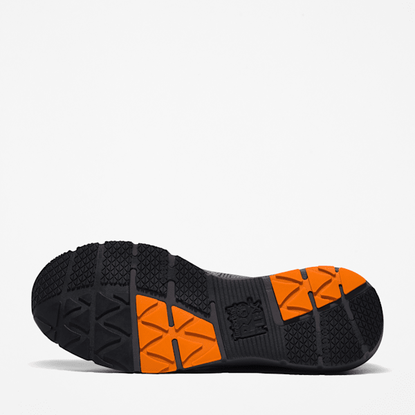 Men's Radius Composite Toe Work Sneaker / Grey/Orange